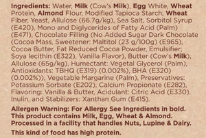 Ingredients for chocolate Keto croissants by Munchbox UAE