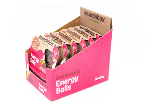 10 Packs Cranbanana Energy Balls