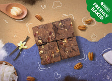 Load image into Gallery viewer, Freshly Baked Double Choco Pecan Brownies By Munchbox UAE
