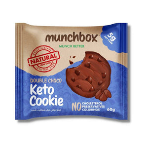 premium double choc keto cookie by Munchbox UAE