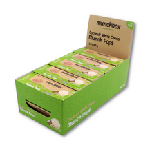 Load image into Gallery viewer, A Box Of Premium Coconut White Choco Munchpops By Munchbox UAE
