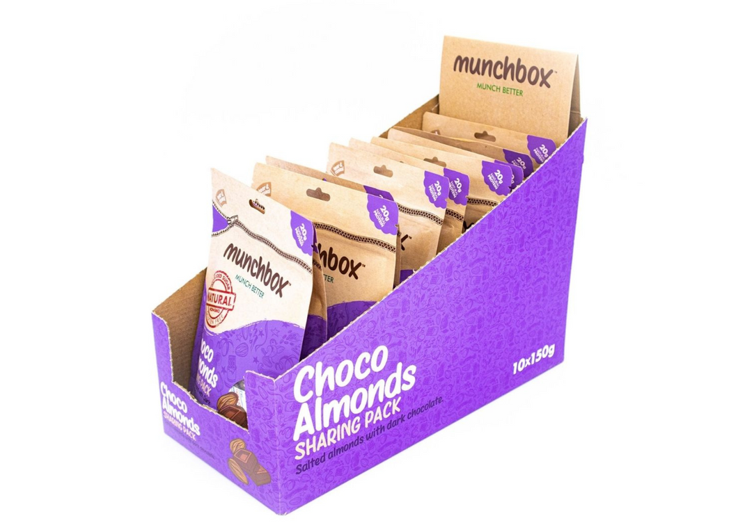 10 Packs Choco Almonds Sharing Pack - 150g
