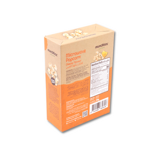 Premium Cheese microwave popcorn by Munchbox UAE.