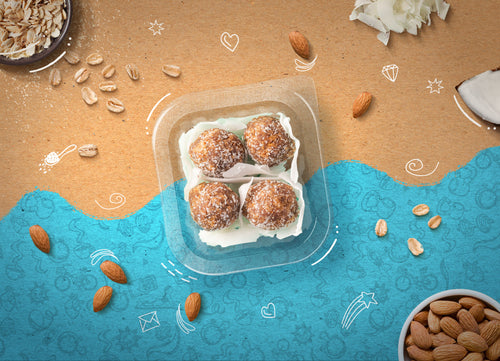 A Box Of 8 Coconut Balls By Munchbox UAE