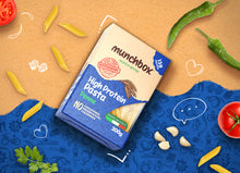 Load image into Gallery viewer, Premium high protein low carb penne pasta by Munchbox UAE
