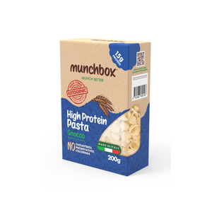 Premium high protein low carb gnocco pasta by Munchbox UAE.