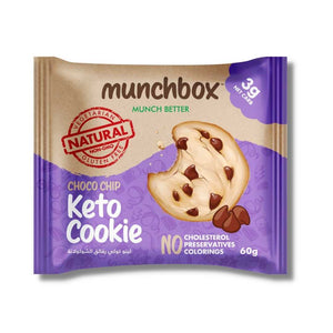 individual keto choc chip cookie by Munchbox UAE