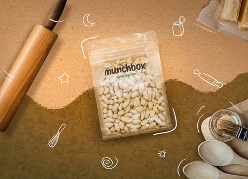 A bag of 500g salted peanuts by Munchbox UAE