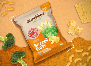 premium cheese broccoli puffs by Munchbox UAE.
