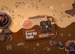 A Pack Of Chia Choco Energy Balls By Munchbox UAE