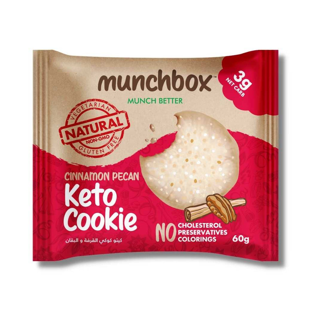 Premium Keto Cinnamon Pecan Cookies By Munchbox UAE