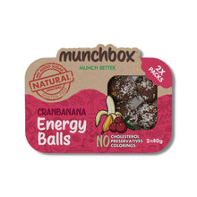 Load image into Gallery viewer, A Pack Of Cranbanana Energy Balls By Munchbox UAE
