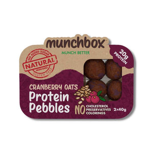 A Pack Of Cranberry And Oats Protein Pebbles By Munchbox UAE