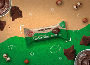 Premium Keto Chocolate Hazelnut Bar By Munchbox UAE