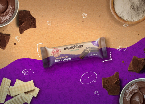 Premium Keto Chocolate Wafers By Munchbox UAE
