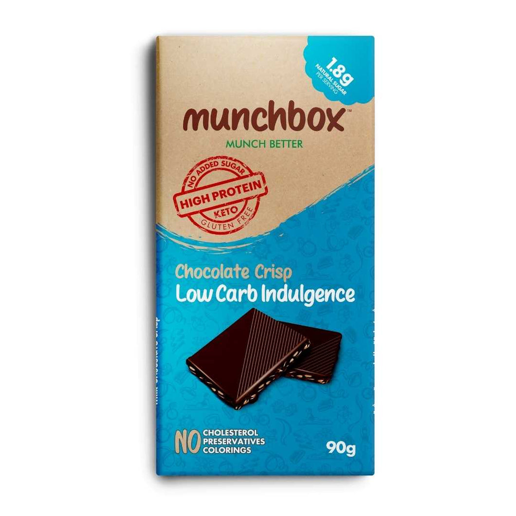a bar of Milk chocolate low carb indulgence by Munchbox UAE