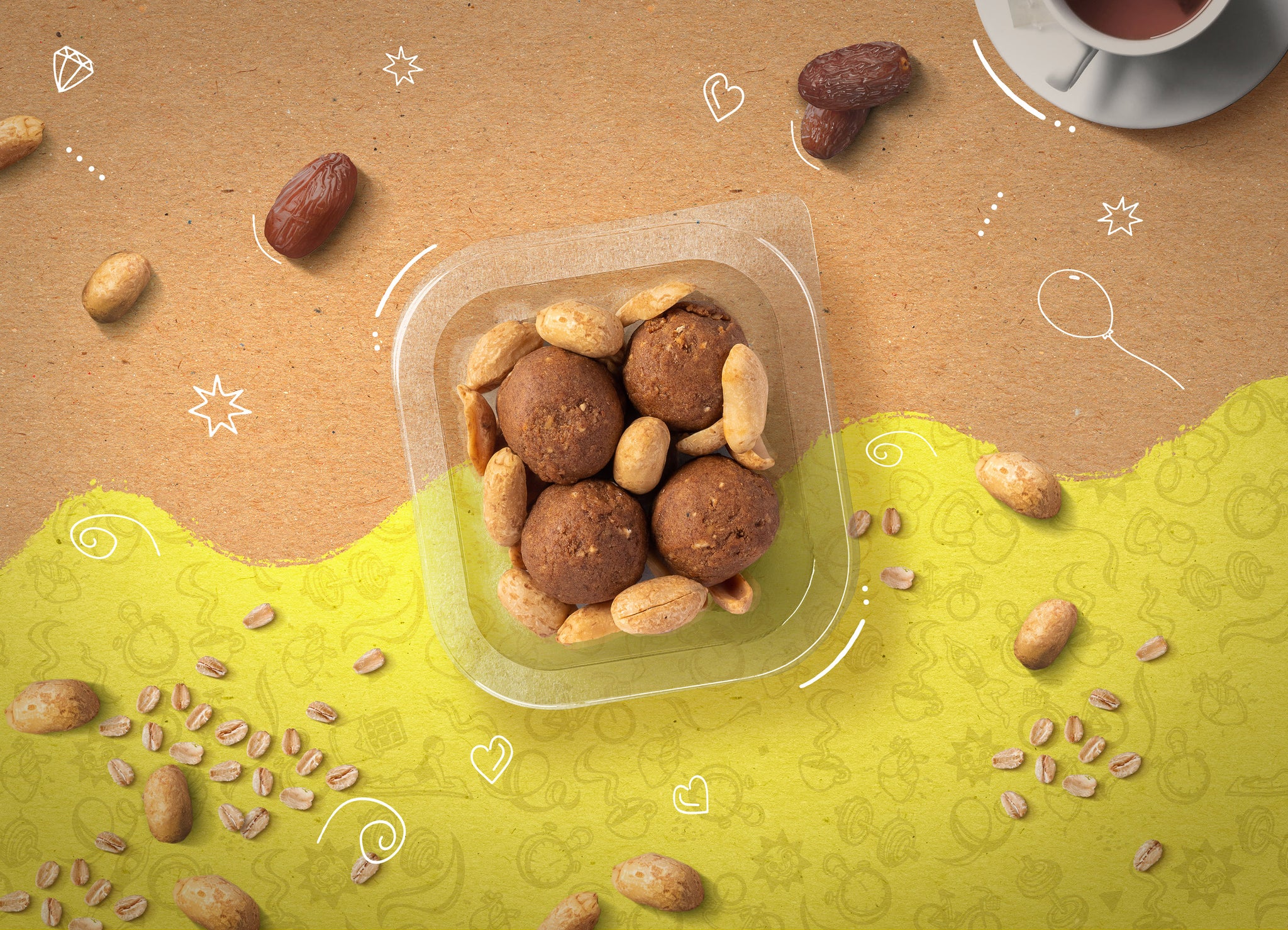 High Protein Balls Peanut All The Whey – Munchbox