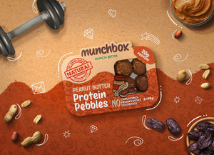 A Pack Of Peanut Butter Protein Pebbles By Munchbox UAE
