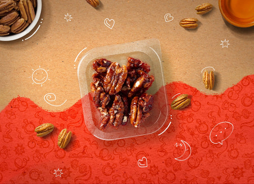 A Box Of 8 Pecan Honey By Munchbox UAE