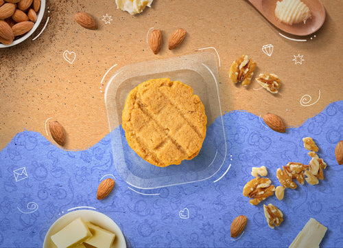 A Box OF 8 Walnut Butter Cookies By Munchbox UAE